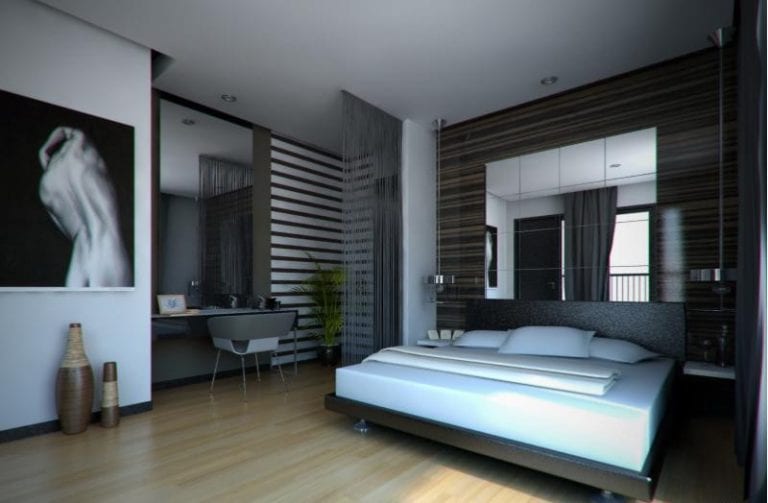Contemporary Bedroom Design for a Man