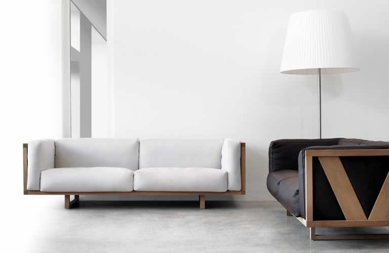 frame sofa by Foersom Hiort Lorenzen