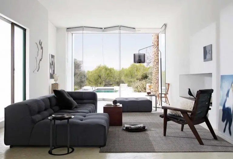 Modern Gray Living Room Design