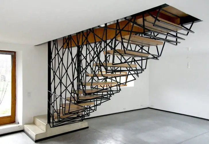 amazing iron compact staircase