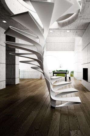 Spiral staircase designs