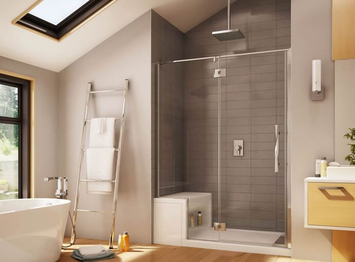 10 Fabulously Modern Shower Stalls With Seat Ideas