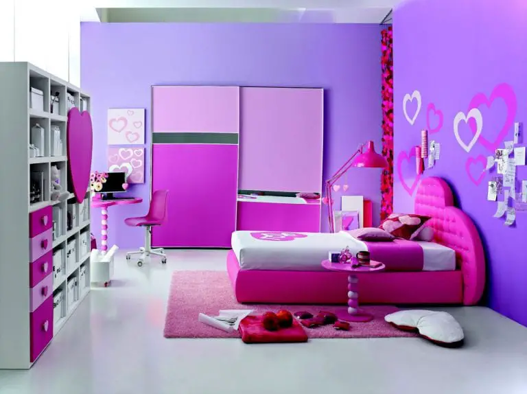 girls modern bedroom