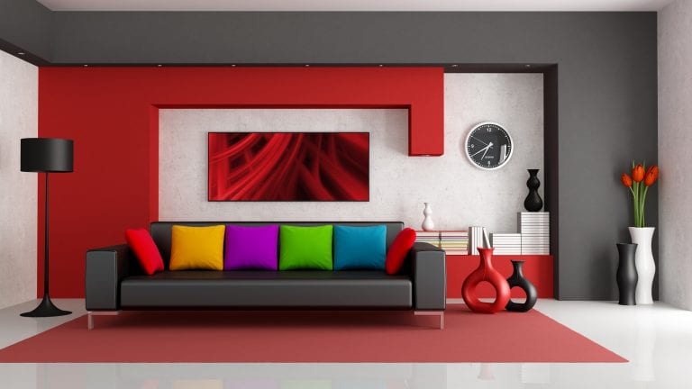 living room designs with colors