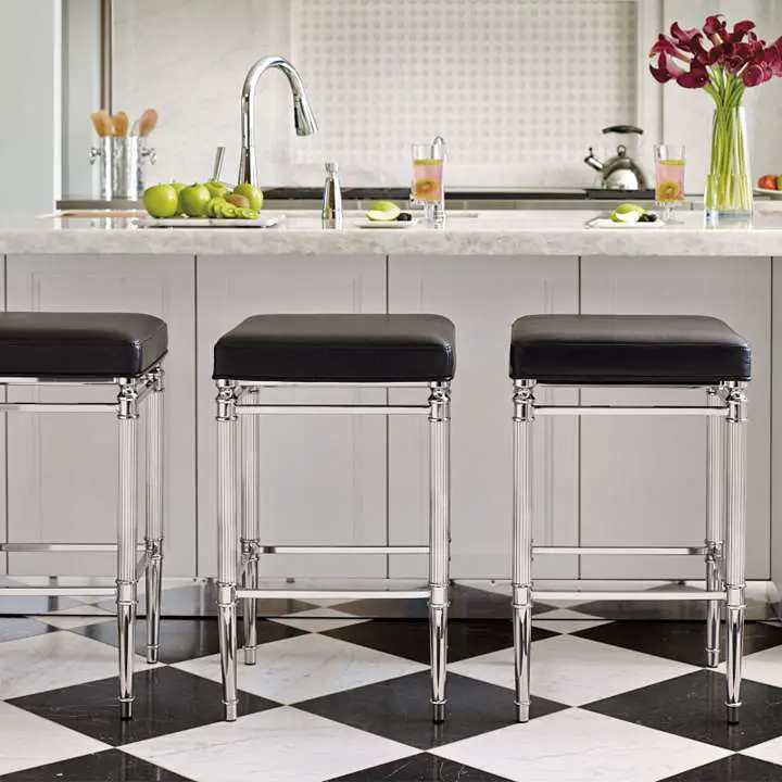 modern backless counter stools