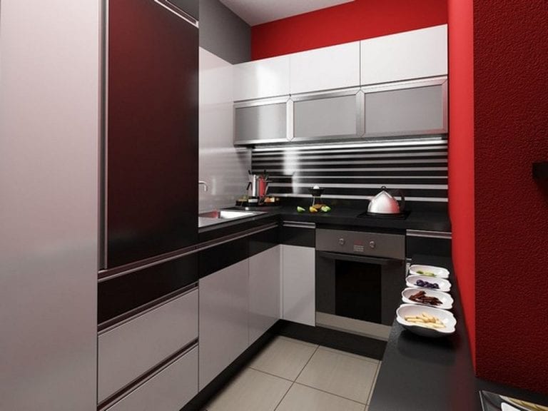 10 Wonderful Space Saving Small Kitchen Design Layouts