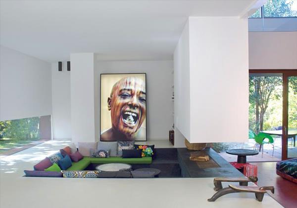 ultra contemporary sunken living rooms