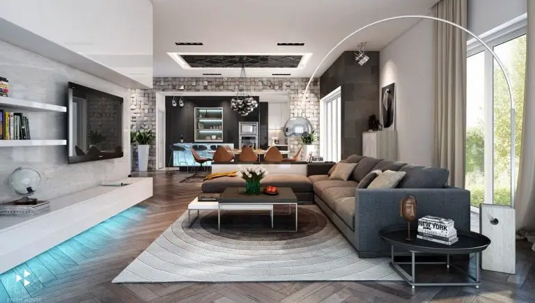 classic contemporary living room