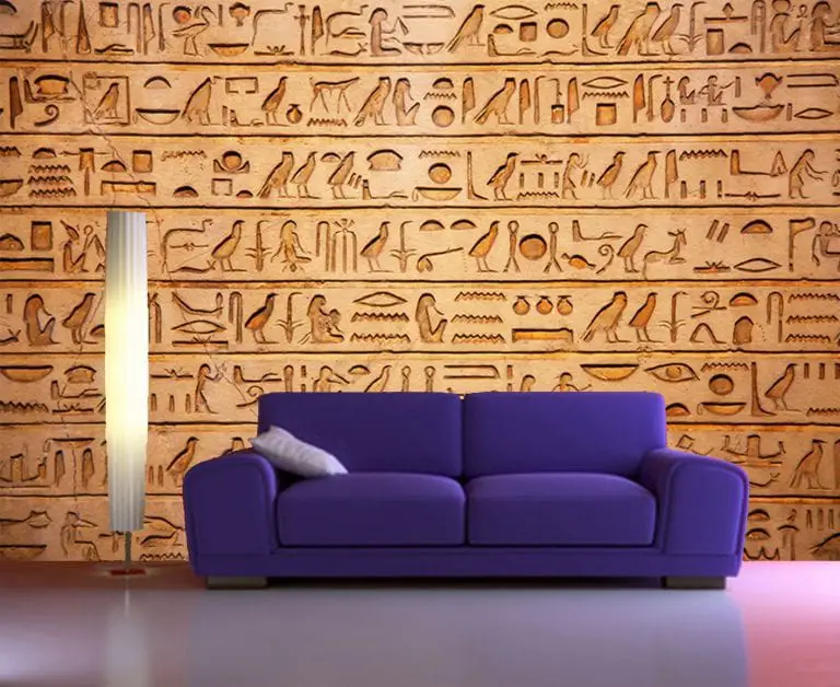 egyptian wall paper