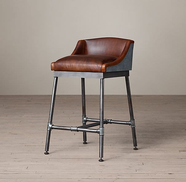 industrial counter stool designs