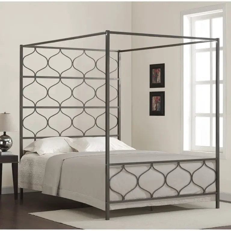 ornate metal canopy beds
