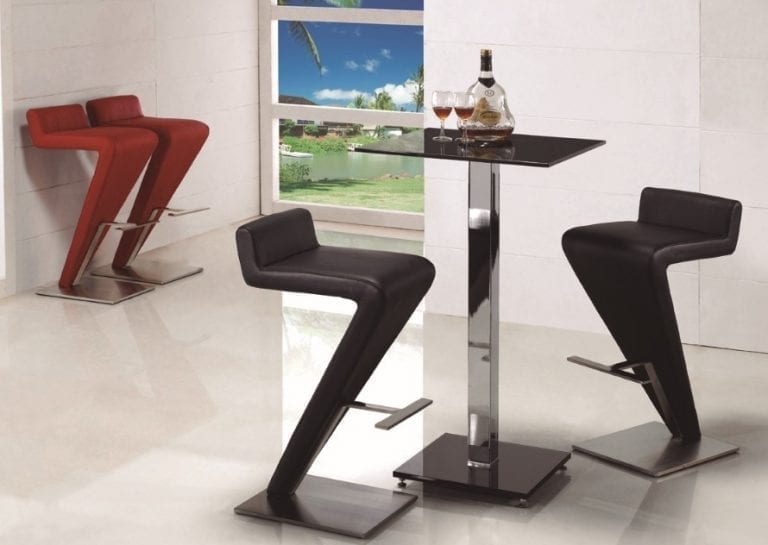 11 Leather Counter Stools Designs Ideas, Ultra Modern Bar Stools
