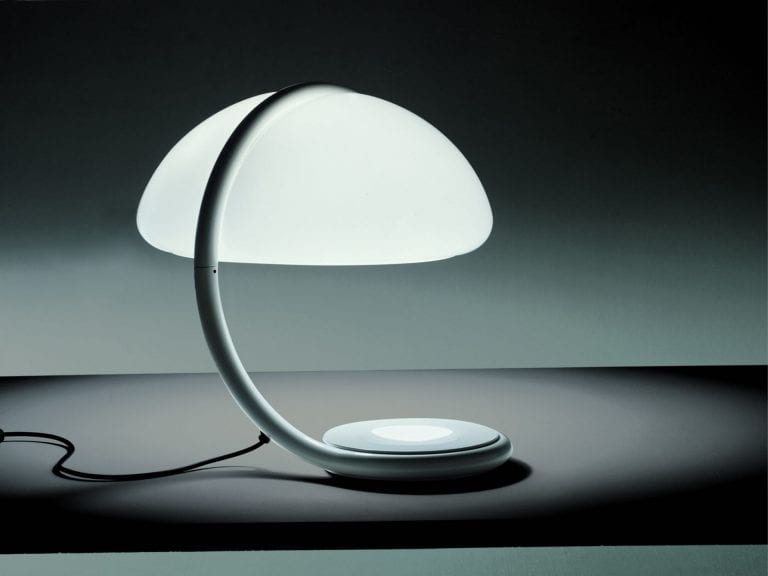Unique glass table lamp
