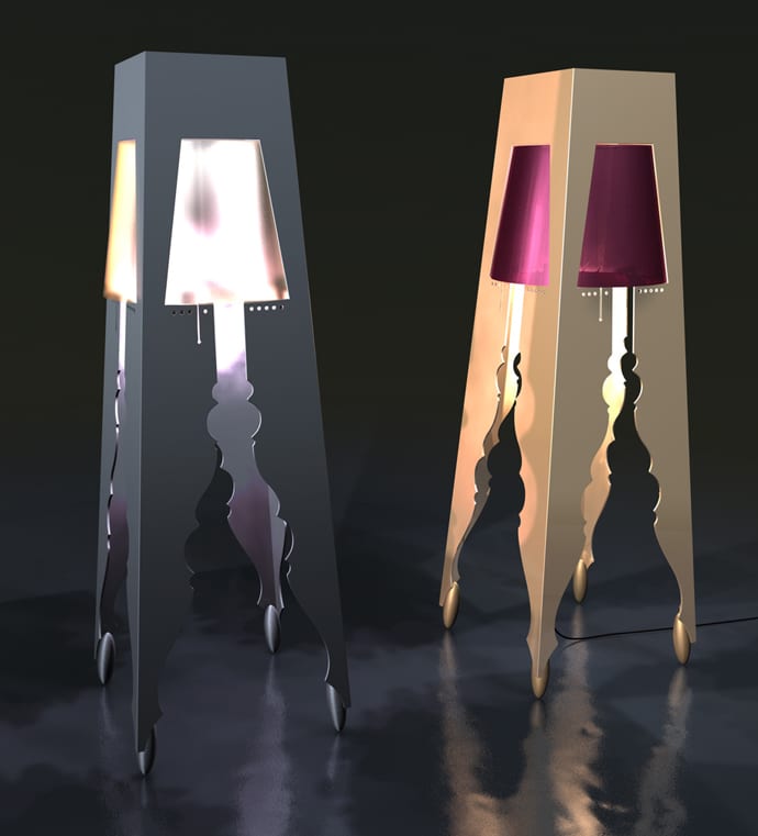 Super contemporary floor lamps