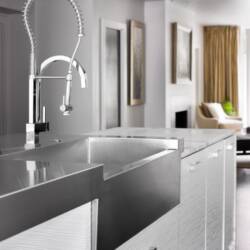 10 Solid Stainless Steel Kitchen Faucet ideas with Pictures