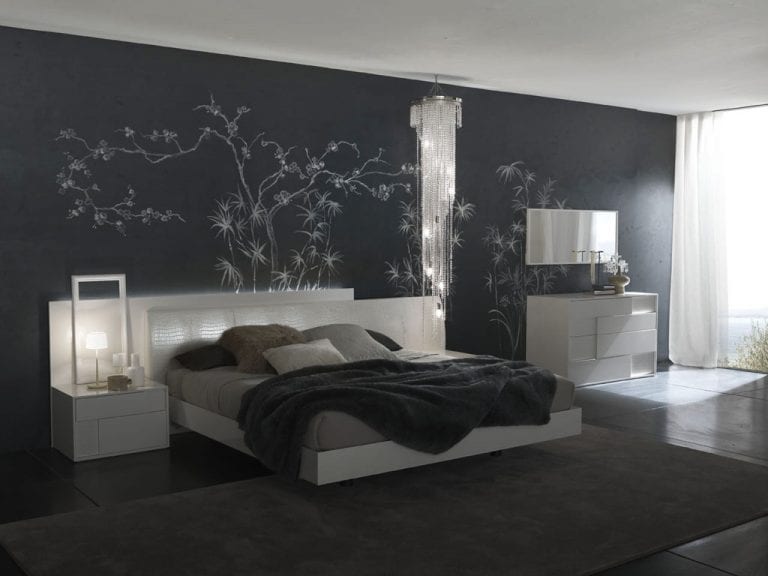 Cool Art Design in Master Bedroom