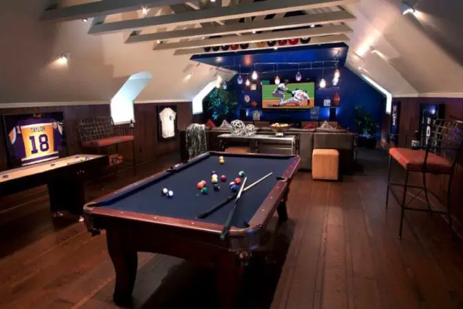 Stunning Game Rooms for Lottery Winnings Home