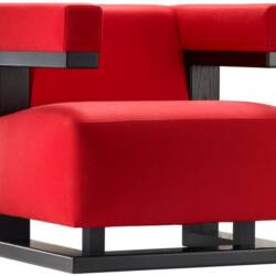 Superbly Stylish Red Armchair – F51 Gropius by Tecta