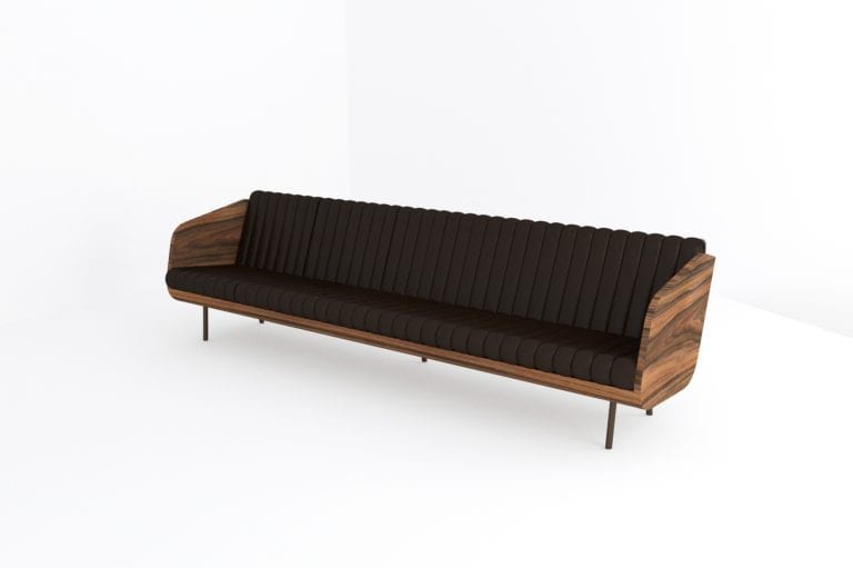Groove - The Solid Wood Back Sofa by Stabord & Co