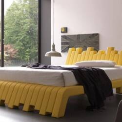 Amazing Contemporary Cu.Bed by Bolzan Letti Furniture