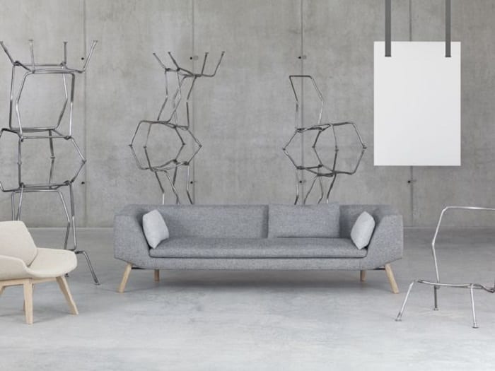 modern gray sofa design