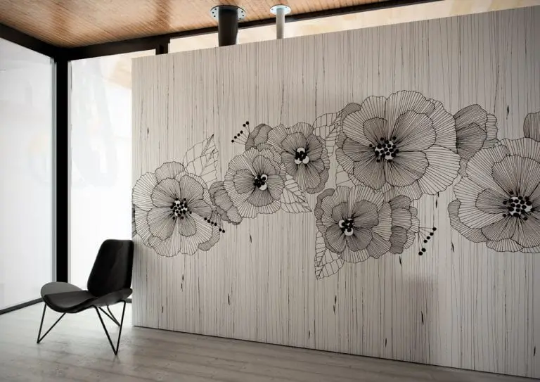 black and white wallcoverings