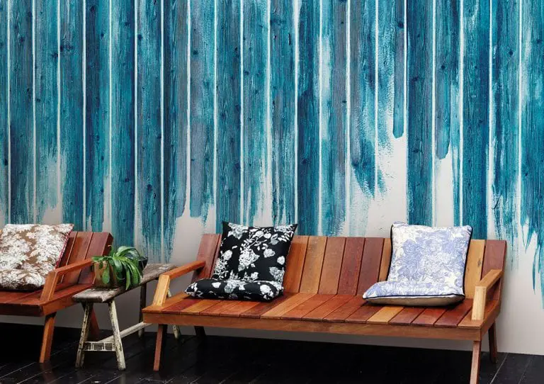contemporary blue wall decorations