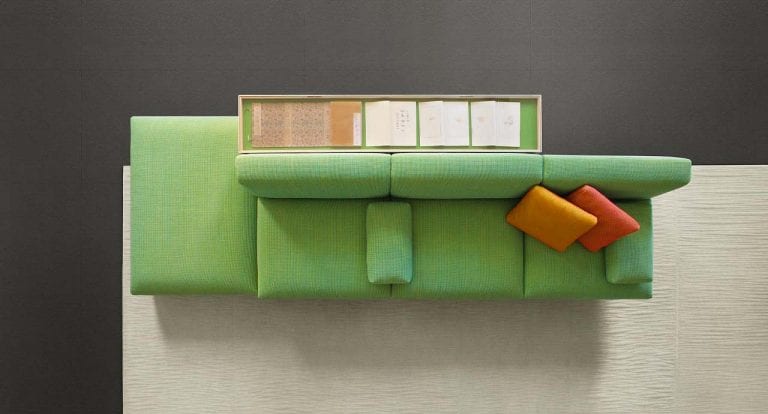 contemporary lime sectional