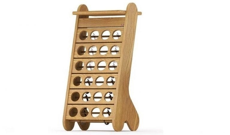 Esigo wooden wine rack