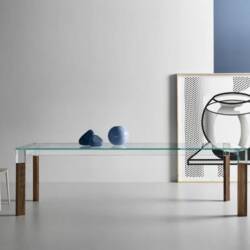 The Perseo: A Contemporary Glass Dining Table by Tonelli