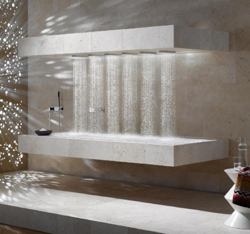 10 fabulously modern shower seat ideas 2
