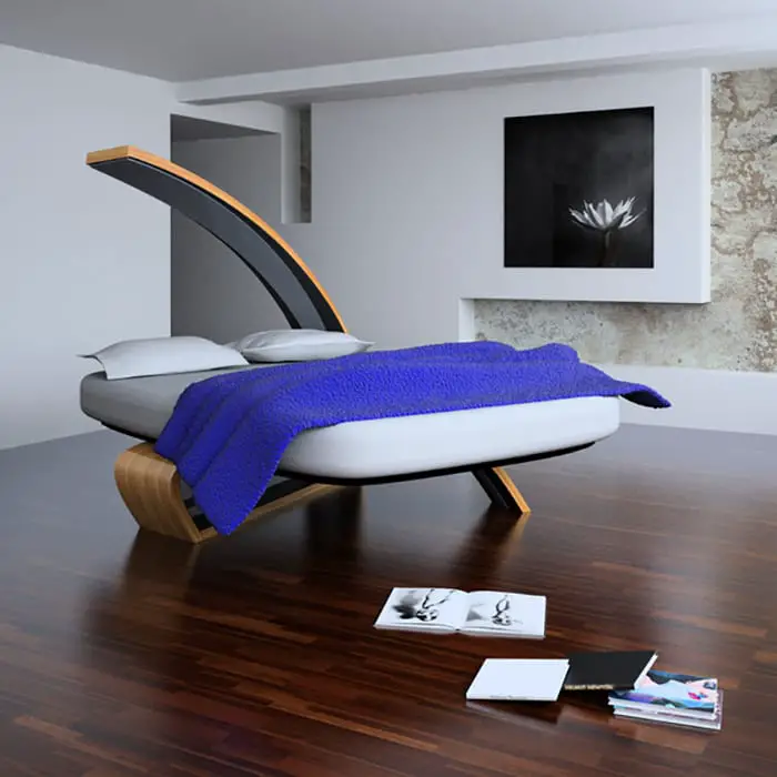 floating bed design ideas