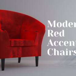 5 Sleek Modern Red Accent Chairs