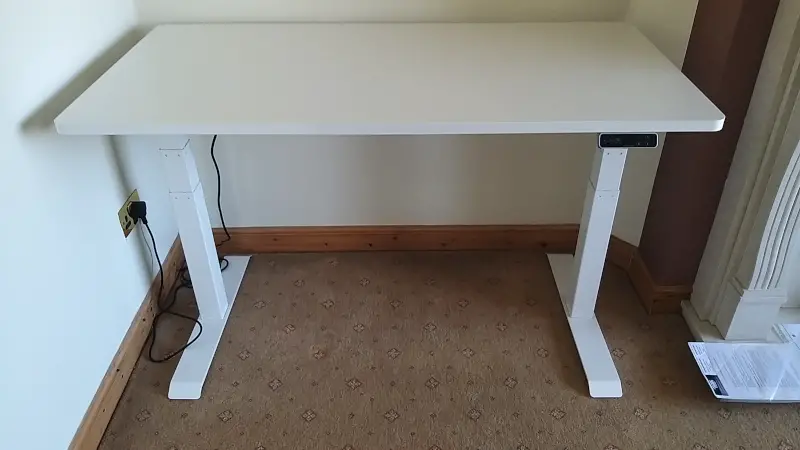 Flexispot Standing Desk with Control Panel on the right side.