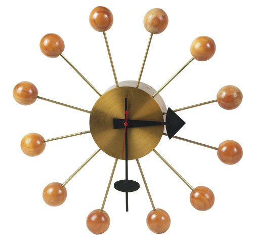 George Nelson Mid Century Ball Clock.jpg