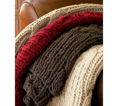 Knit Throw Blankets