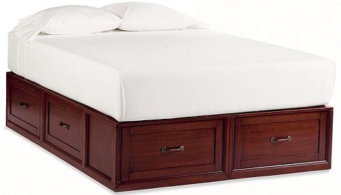 Stratton Platform Bed With Underneath Storage From Pottery Barn