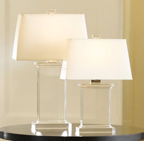 Pier Crystal Lamps from Restoration Hardware