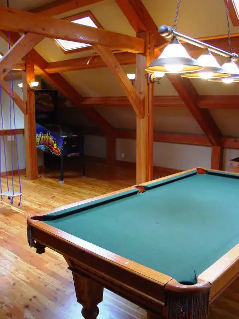 finished attic Game Room