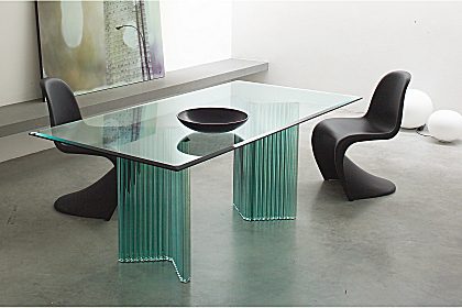 modern glass dining tables gallotti&radice furniture