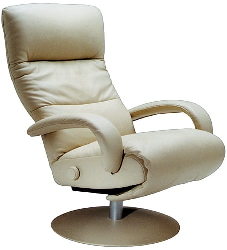 LAFER MODERN LEATHER RECLINER CHAIR