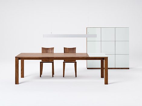 Magnum solid wood modern dining tables team 7