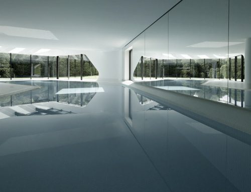 contemporary architecture and modern residential homes indoor pools