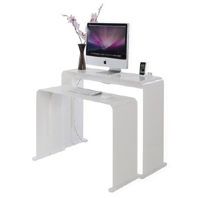 contemporay computer workstation small space furniture