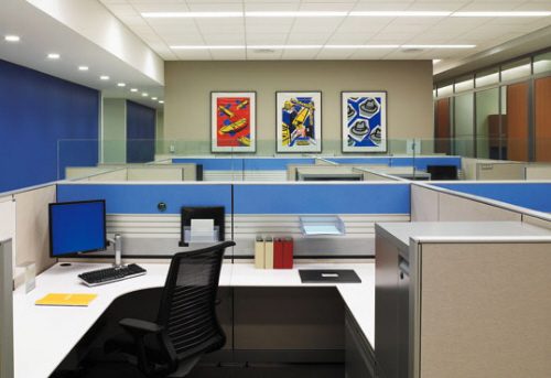 cubicle and office environments