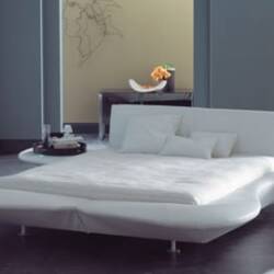 Flowing Shapes from Flou's GrandPiano Bed Series