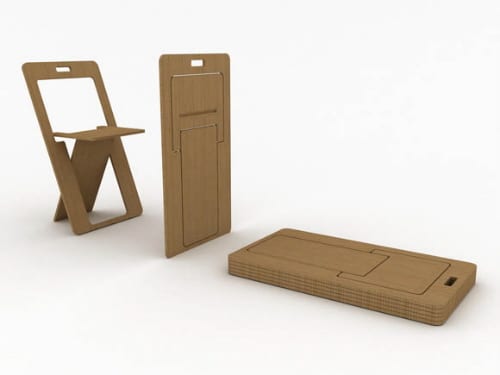 folding chairs flat design