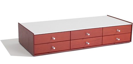 george nelson low 6 drawer storage chest