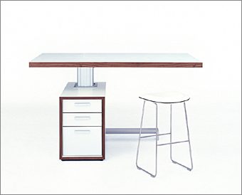 gubi go mono small height adjustable modern desks