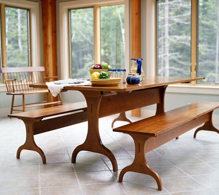 shaker furniture dining table and chairs